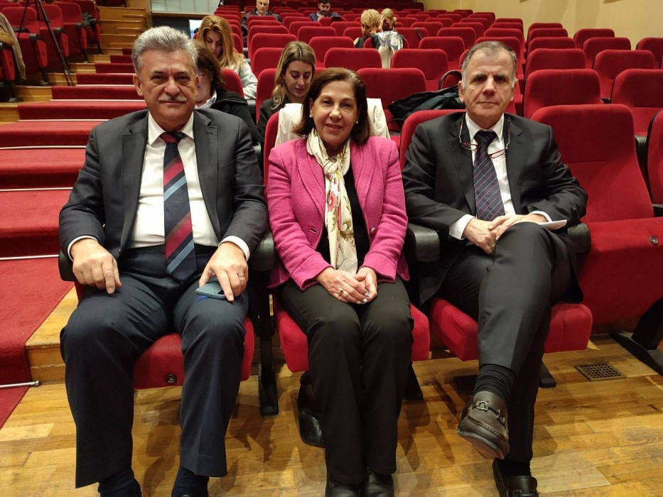 7. ΔΗΜΑΡΧΟΣ κ. ΝΑΝΟΠΟΥΛΟΣ, ΑΝΤΙΠΕΡΙΦ. κα ΚΟΡΚΑ, καθηγ. κ. Τσιούφης Κων